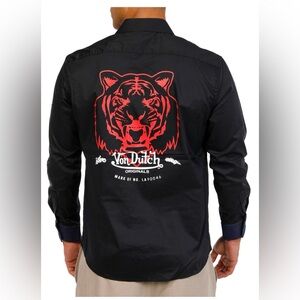 Von Dutch
Men's Long Sleeve Lion Button Down Shirt BNWT